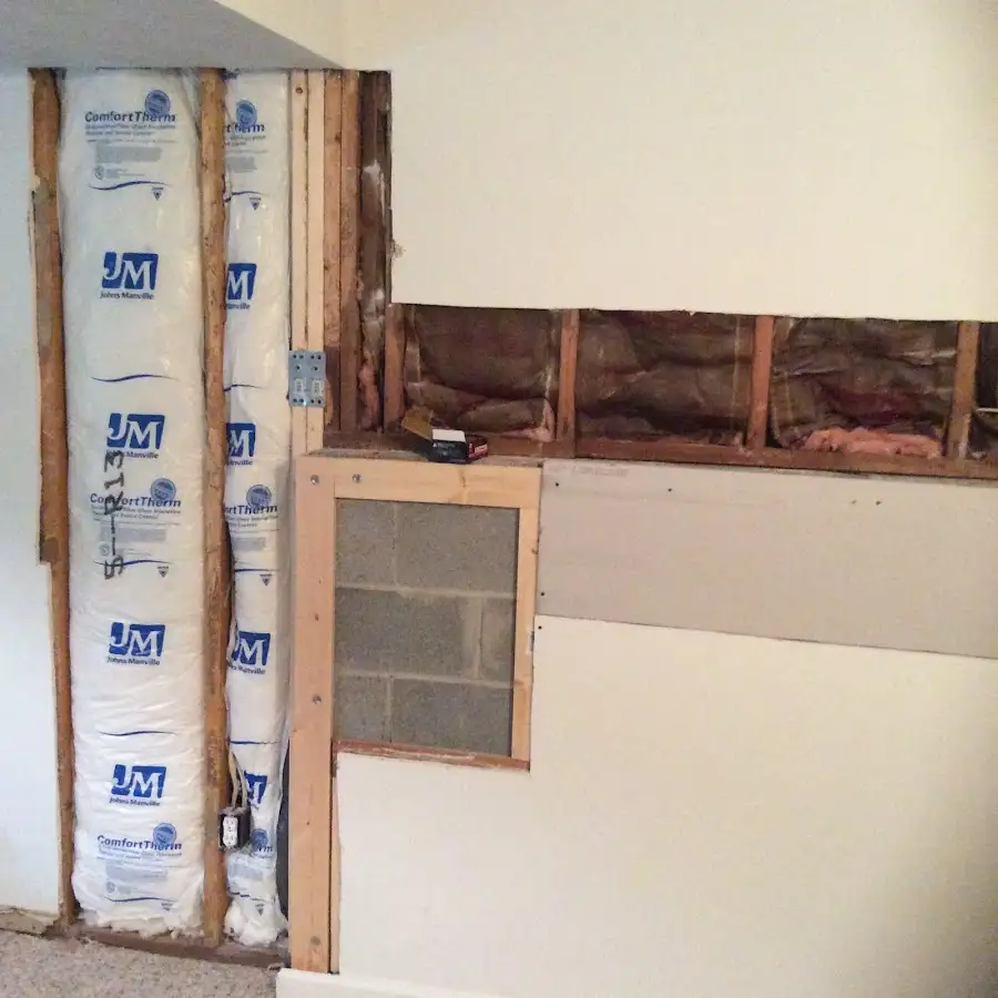 Wall insulation replacement during Basement Flood Cleanup in El Paso de Robles (Paso Robles)